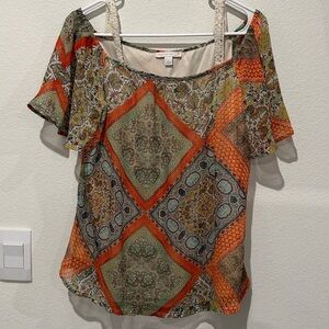 Westport Multicolor Paisley Blouse